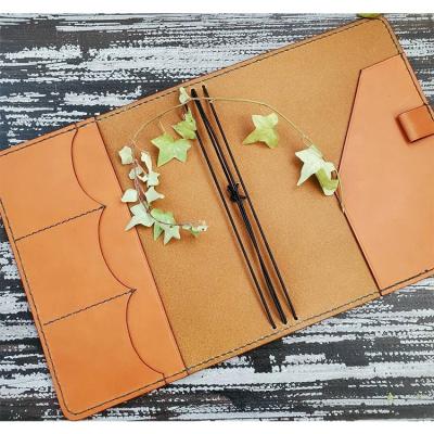 China Best Selling Loose-leaf Cover Loose-leaf Journal Diary Traveler's Notebook Notebook Genuine Leather Planner Planner for sale