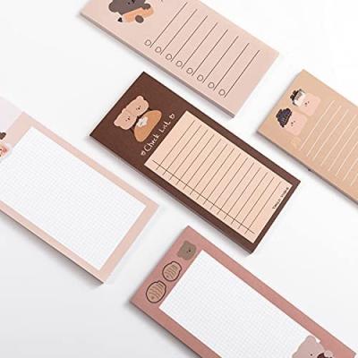 China Loose Leaf Book Tabs Kawaii Memo Pad 2022 for sale