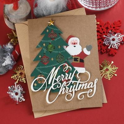 China Wholesale Custom America 3D Christmas Greeting Card Manufacturer 3d Thank You Cards With Logo for sale