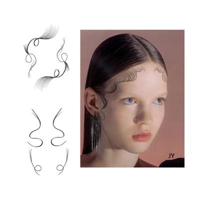 China Baby Temporary Waterproof Durable Fake Hair Edges Temporary Tattoo Sticker for sale