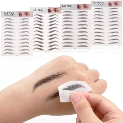 China Custom Temporary 3d 4d Eyebrow Temporary Tattoo Sticker for sale