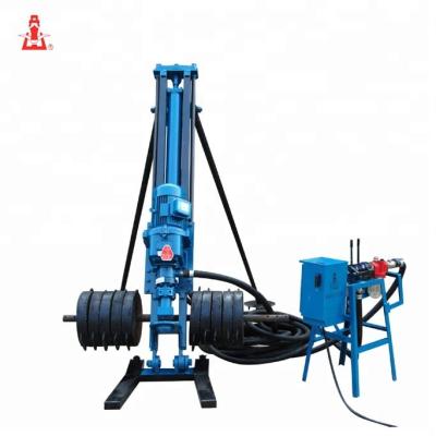 China Portable Ore Small DTH Hammer Water Borehole Drilling Rig KQD70 for sale