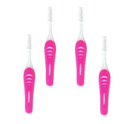 China Can Be Ordered High Quality Flat Head Toothbrush Color Rich Flat Handle Two - Color Coated Tooth Brush for sale