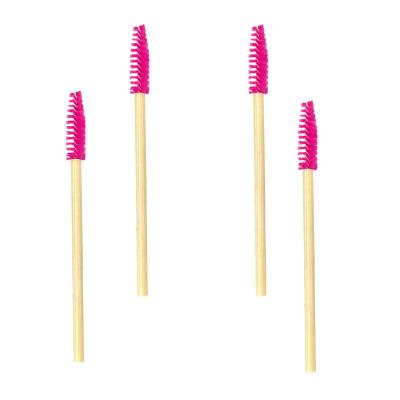 China High sales high quality color rich manufacturers sell bamboo eyebrow brush for sale