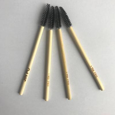 China bamboo mascara brush eyelash brush disposable bamboo mascara wand for sale