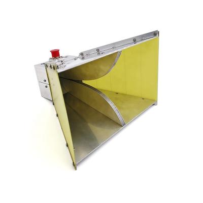 China Aluminum Alloy Super Size 700MHz Band To 6GHz 12dBi Dual Ribbed Horn Antenna For EMC Lab Microwave Chamber Lab for sale