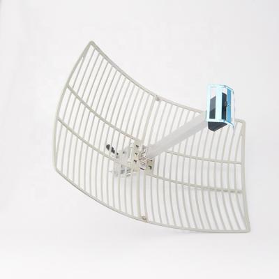 China Aluminum Alloy Long Range 22dBi 2.4GHz WIFI Outdoor Directional Grid Parabolic Antenna for sale