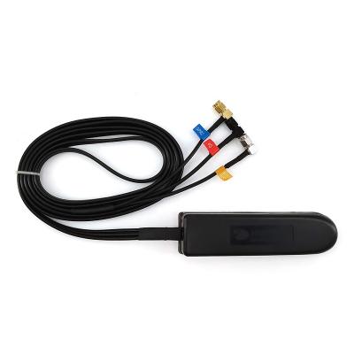 China All-in-one High Gain Car Navigation GPS 2G 3G 4G RHCP 3 Ports Polarized CAR Antenna for sale