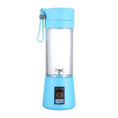 China Hot Sale 457ml Mini USB 6 Blades Powerful Blender Cup Portable Rechargeable Juicer for sale