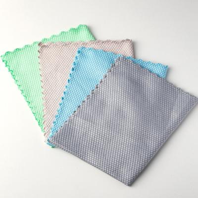 China 2022 Viable Best Selling Thicken Wholesale Kitchen Cleaning Dish Cloth Fish Scale Lazy Disposable Towel for sale