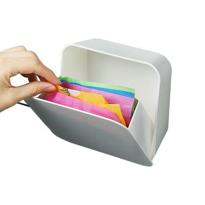 China Japan style storage box box cosmetics small cotton swab cosmetic creative plastic clamshell wall hanging for sale