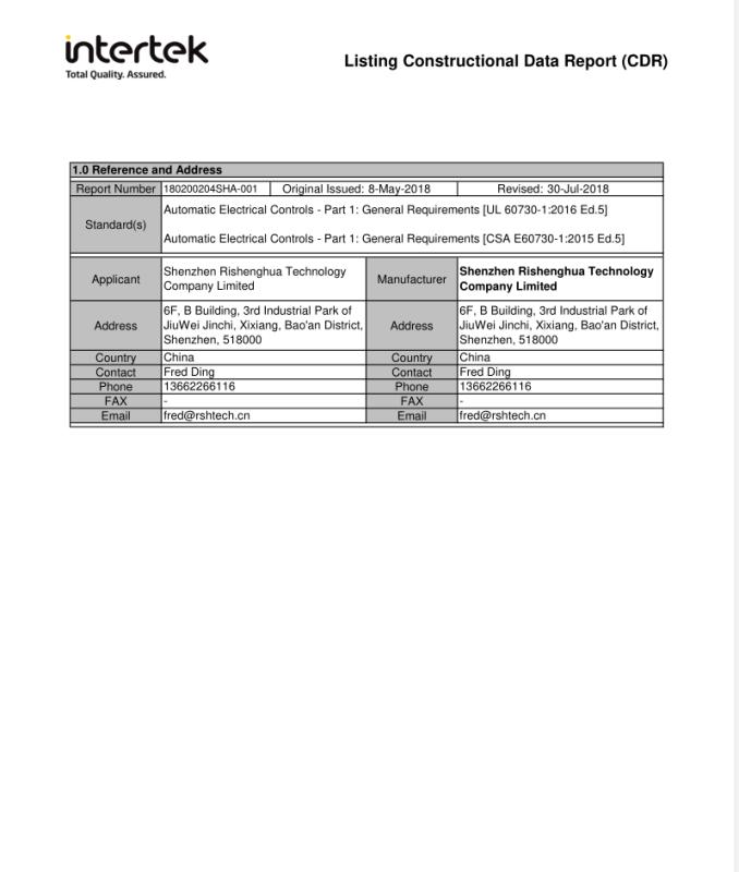 ETL - RSH-Tech Company Limited