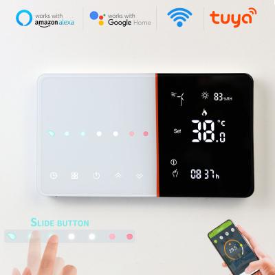 China Wifi Sensi Smart Touch Thermostat Touch Screen Color Smart Wi-Fi Color Thermostat Compatible with Alexa and Google Assistant for sale