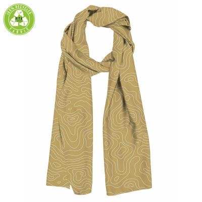 China 2021 Pattern Printing Fashionable Ladies Scarf 2 Tone Loose Head Scarves And Shawls Custom Made For Women for sale