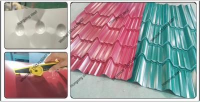 China Dx51d roofing sheet 0.35x1050x2400mm ral 3005 / roofing tile ppgi sheets for sale