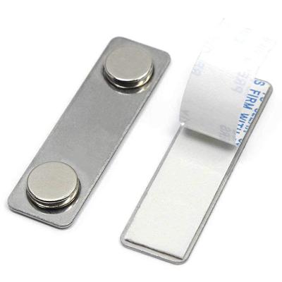 China Industrial Magnetic Steel Plate Name Tag Name Tag Magnetic Strong Magnet Name Tag Holder for sale