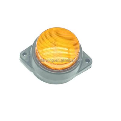 China Best Price 24V LED Side Light Stainless Steel + PC High Quality Universal Oval Side Marker Lamp For Trucks for sale