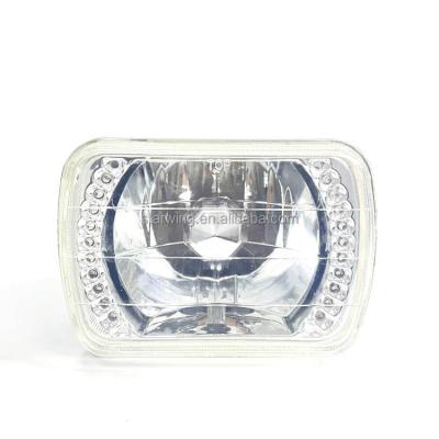 China Factory wholesale plastic 7 inch square bmc with led semi sealed beam used tractors headlight 6052 car truck head lights for sale