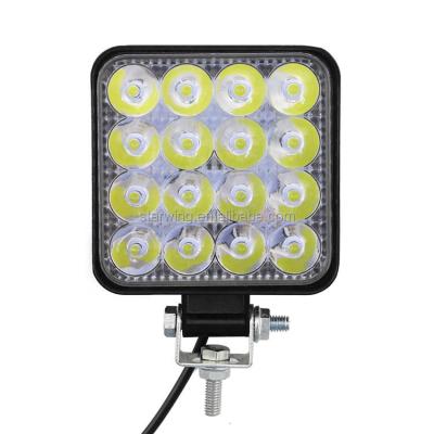 China OEM Super Bright Spot LED 24V 12V Work Light 3inch 48W Offroad Led Light For Off Road Car 4WD Truck Tractor Boat Trailer 4x4 H-MINI-F-16 for sale