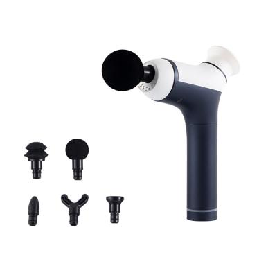 China New Professional Brushless Body Therapy White Fascial Muscle Massager Electric Gun for sale