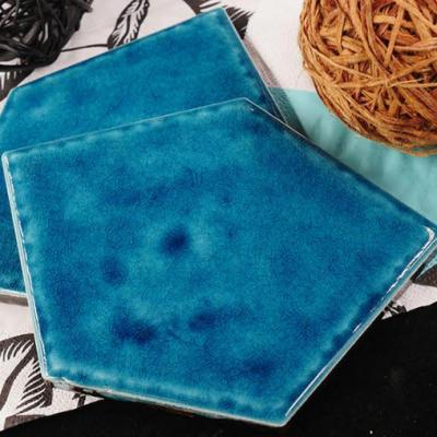 China Metallic Glazed Ceramic Tile Handmade Tiles Irregular Wall Tiles for sale