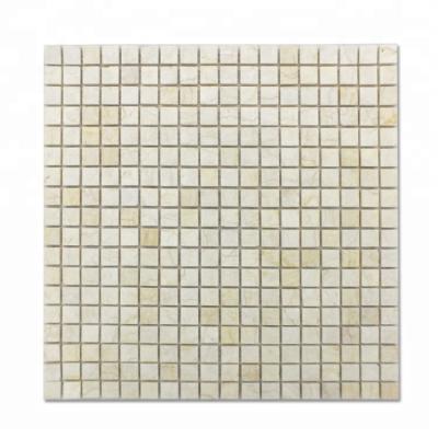 China Factory High Quality White Natural Stone Parquet Mosaics For Wall for sale