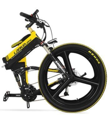 China Multifunctional Cheap Price Brushless Motor 26 Inch Electric Foldable Bicycle 400w Folding E BIKE For Adult for sale