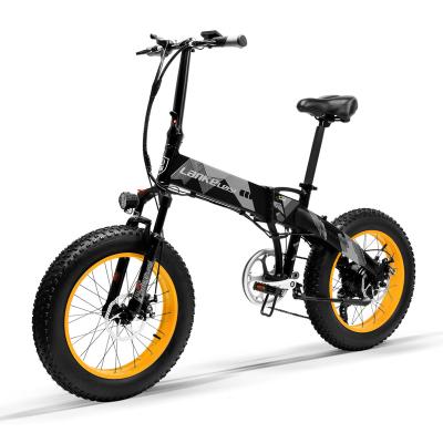 China Standard Chinese Fat Tire Bike 20 Inch 1000w Electric Brushless Motor Folded 13AH L'G BATTERY for sale