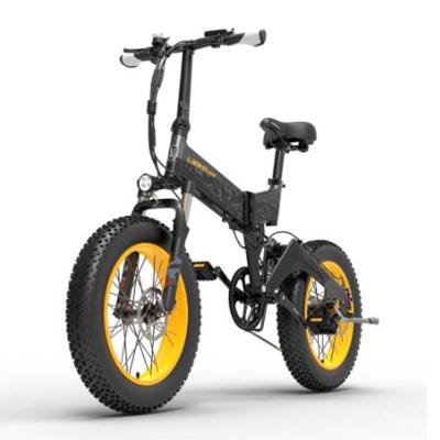 China LANKELEISI Power 1000W Luxury Big Electric Bike Fat Tire 20