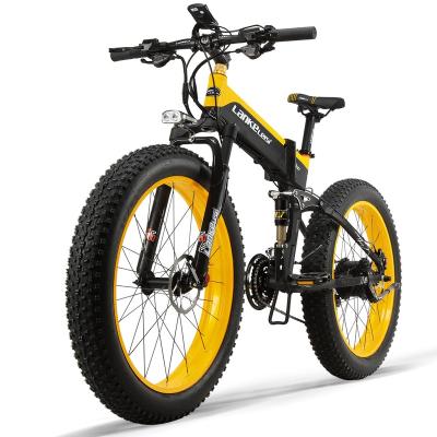 China LANKELEISI electric bicycle 1000W 48V battery 27speed ebike ebike 26inch standard tire wholesale for sale