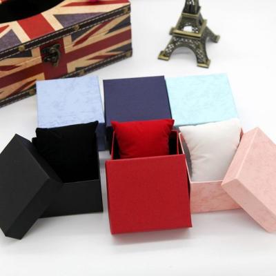 China Wholesale Cheap Watch Case Simpler Gift Box Colorful Best Paper Box For Bracelet Bangle Jewelry Boxes Container reloj de caja for sale