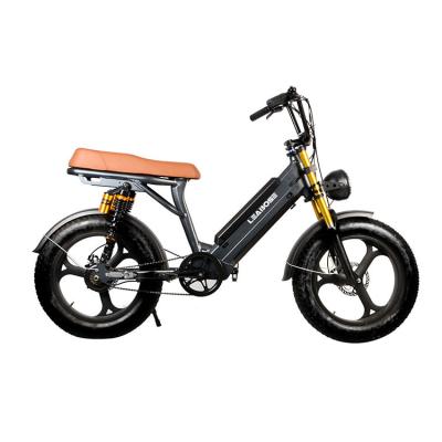 China Newest 20 Inch Fat Tire Ebike Aluminum Alloy 48V 350W/500W/750W Electric Bike City Bicycle From Factory Small E Bike Electric Mid Motor for sale