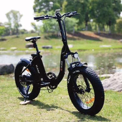 China Aluminum alloy CE-en15194 20 inch folding full suspension electric mountain bike for sale