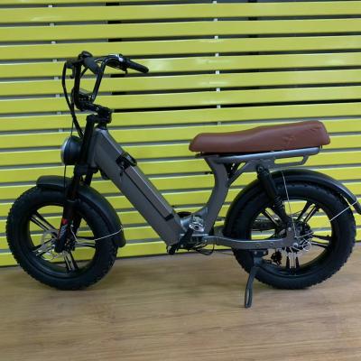 China 2021 48V aluminum alloy 20 inch fat tire mode variable speed ebike 1000w electric bike for sale