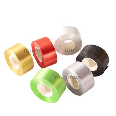 China Plain 2.5 cm Width PP Ribbon Plastic Gift Christmas Decoration Packaging Box Wrapping Bows Tear Off Ribbon 6 Colors for sale