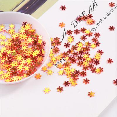 China Snowflow 5mm holigrahic shinning poly bulky mud pvc exclusive design er for decoration for sale