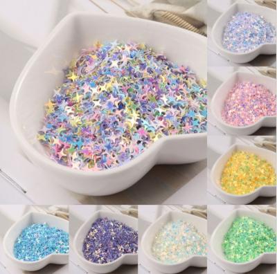 China Wholesale4mm PVC Chunky Glitter 4 Dots Mud Rose Factory Bulk Holographic Sequin Star Craft Gift for sale