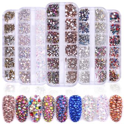 China OEM Best Selling New Fashion Rhinestones Nail Art Rhinestone Crystal Design for sale