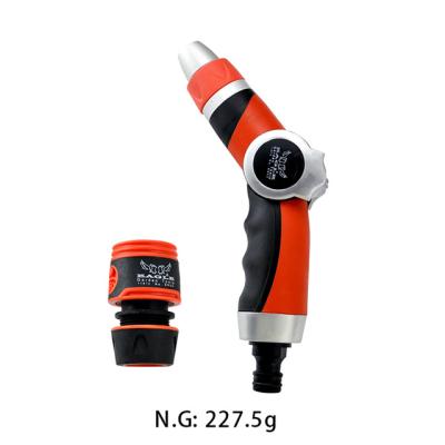 China Variable Flow Control Garden Water Gun with Hose Connector and Faucet Adapter for sale