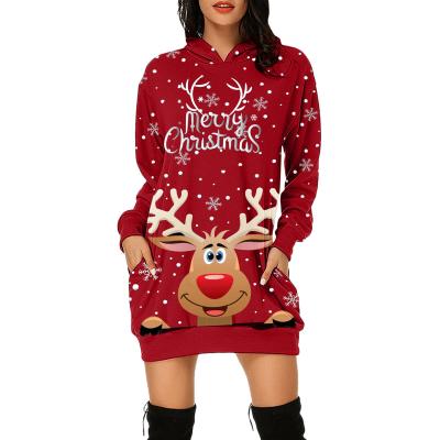 China Anti-wrinkle Christmas clothes ladies sports custom hoodies designer women hoodies sweatshirts plus women hoodies for sale