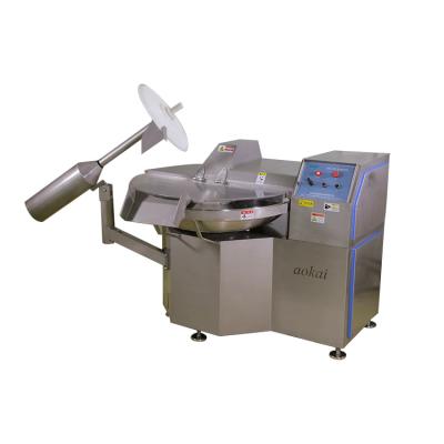 China Automatic Meat Fresh Meat Bowl Cutter Machine Bowl Mixer Cleaver Sales for sale