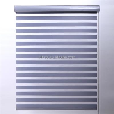 China Modern Indoor Fast Delivery Zebra Blackout Woven Roller Blinds for sale