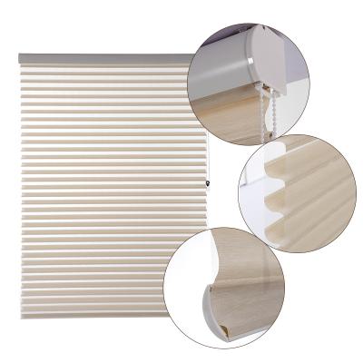 China The Modern Interior Insulated Window Shades Window Blind Manual Shangrila With Shade Covers for sale