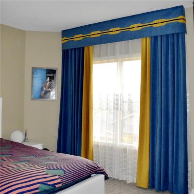 China Blackout multifunctional modern smart home curtain set manual electric curtain for sale