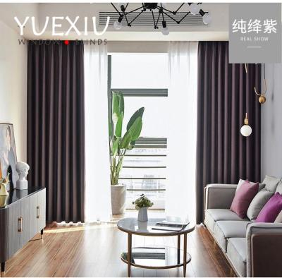 China Latest Popular Automatic Remote Control Blackout Curtain Home Motorized Curtain Blind With Remote for sale