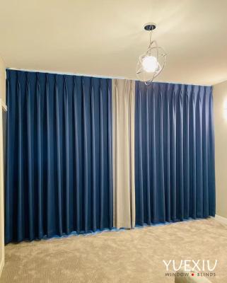 China Wholesale Automatic Blackout Blackout Curtain Remote Control Motorized Curtain for sale