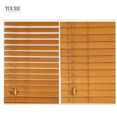 China Wholesale Venetian Blinds China Custom Perforated Wooden Venetian Blinds, Outdoor Wooden Venetian Blinds 63mm for sale