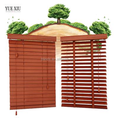 China Factory Directly Sell Wood Venetian Blinds Eco - Friendly Shade , 50mm Wood Venetian Slat Blinds for sale