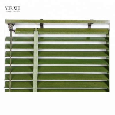 China Dustproof Waterproof Shower Blinds PVC Faux Wooden Venetian Blinds Customized Plastic Roller Window Blinds for sale