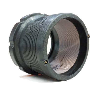 China Durable HDPE Skeleton Steel Wire Pipe Electrofusion Flange 50mm for sale